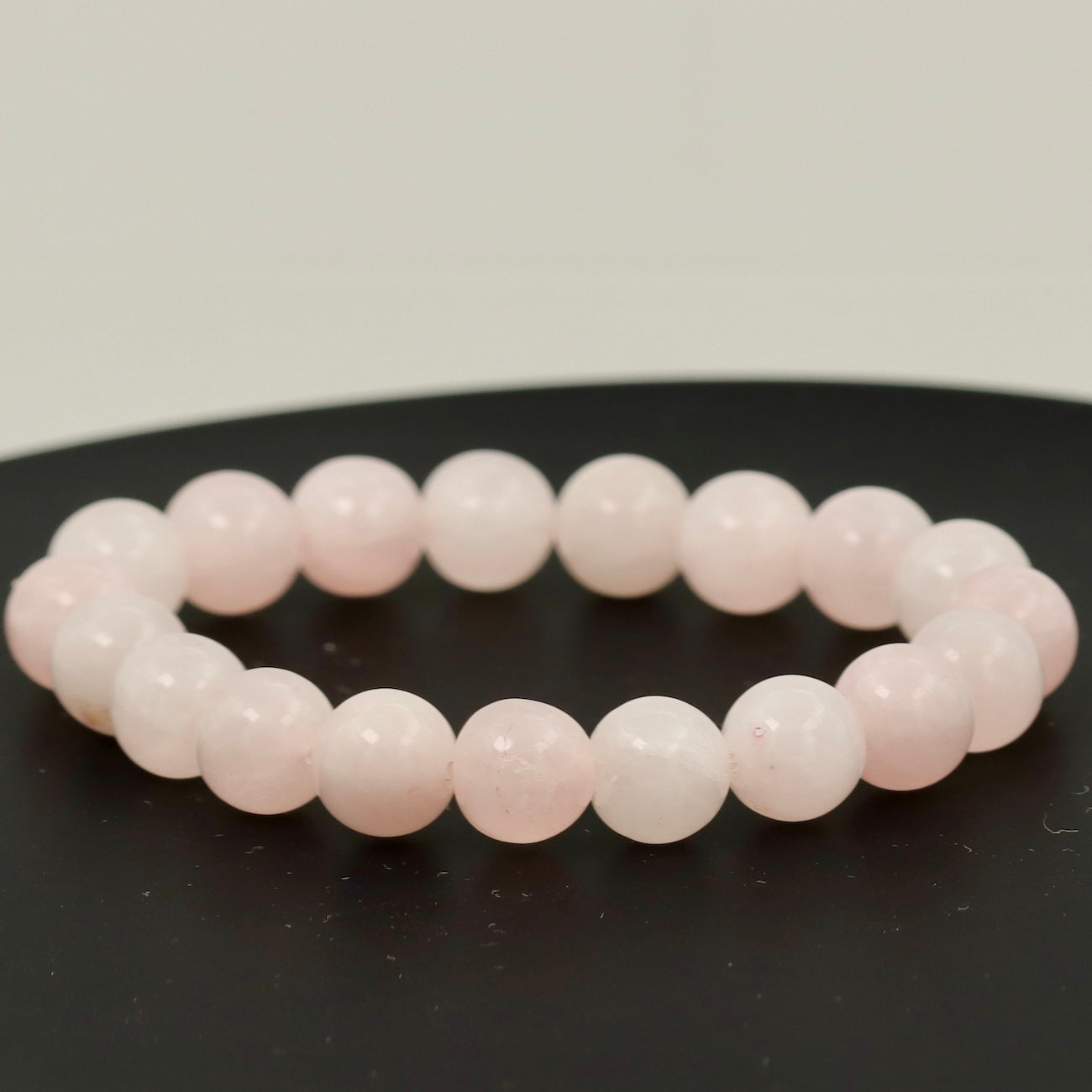 Rose Quartz Bracelet 10mm – Premium Natural Crystal Bead Bracelet | Stretch Fit
