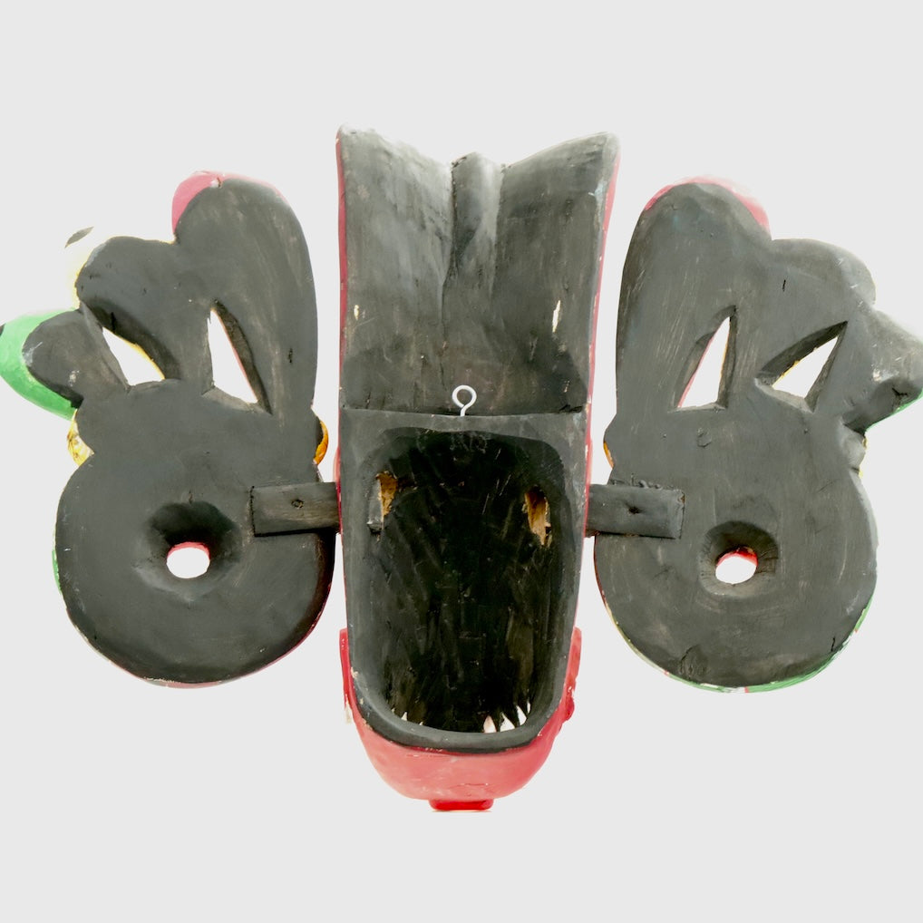Handcrafted Sri Lankan Naga Raksha Wooden Mask (Extra Large) – Cobra Demon Statement Wall Art