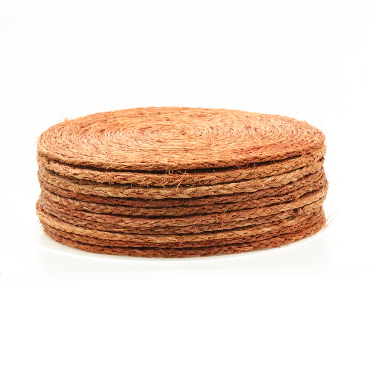 Jute Table Mats – Handmade Natural Round Placemats – Rustic Boho Table Decor (Small & Large)
