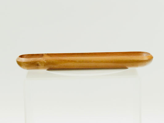 Teak Wood Incense Stick Holder – Handmade Minimalist Ash Catcher Tray – Sri Lanka Natural Home Decor