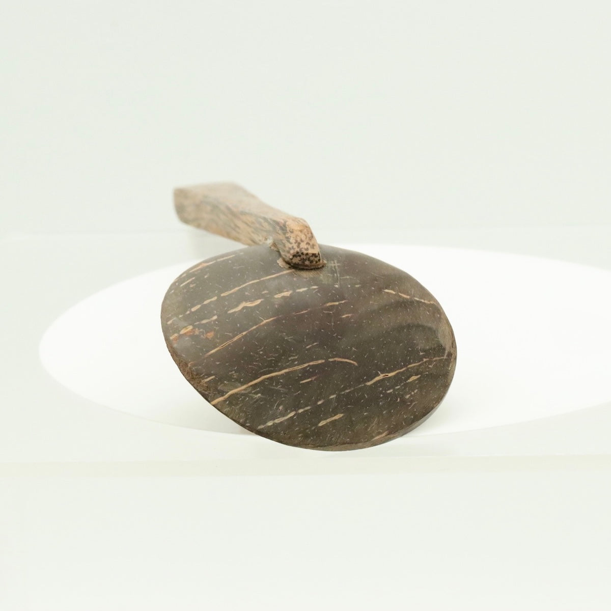 Coconut Shell Spoon Large – Handmade Wooden Handle Spoon – Eco-Friendly Kitchen Utensil