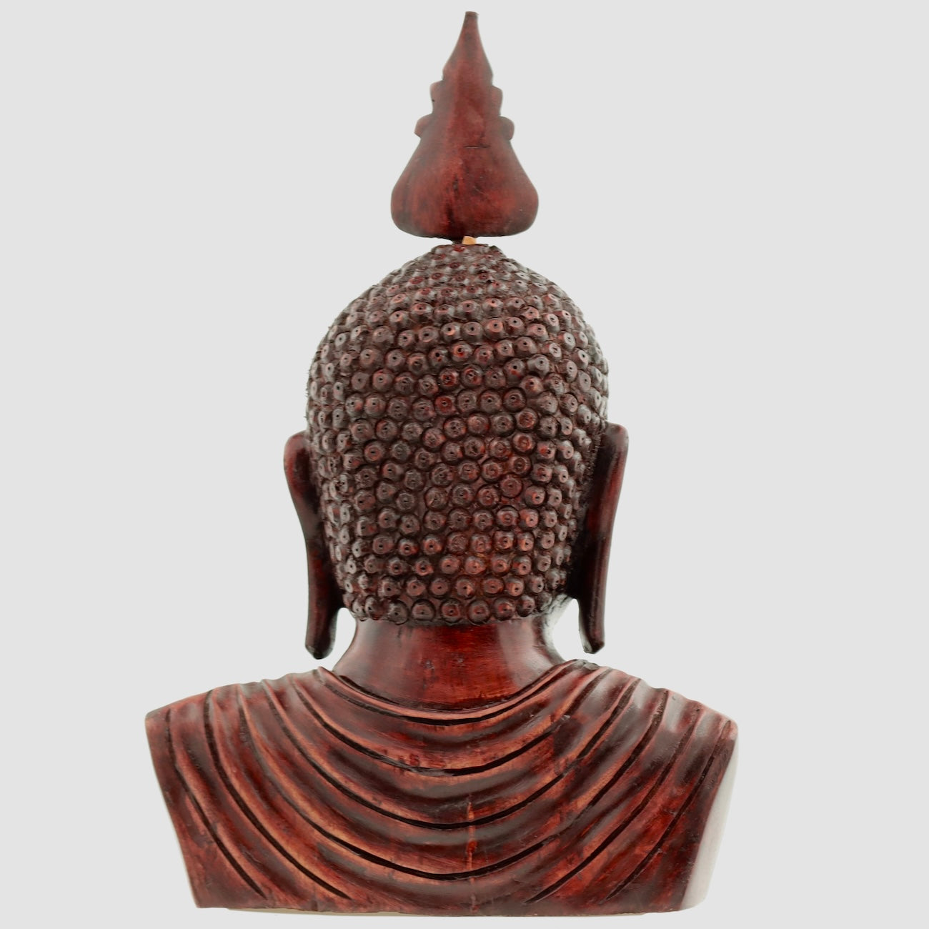 Hand Carved Wooden Buddha Statue – Meditation Decor 33cm